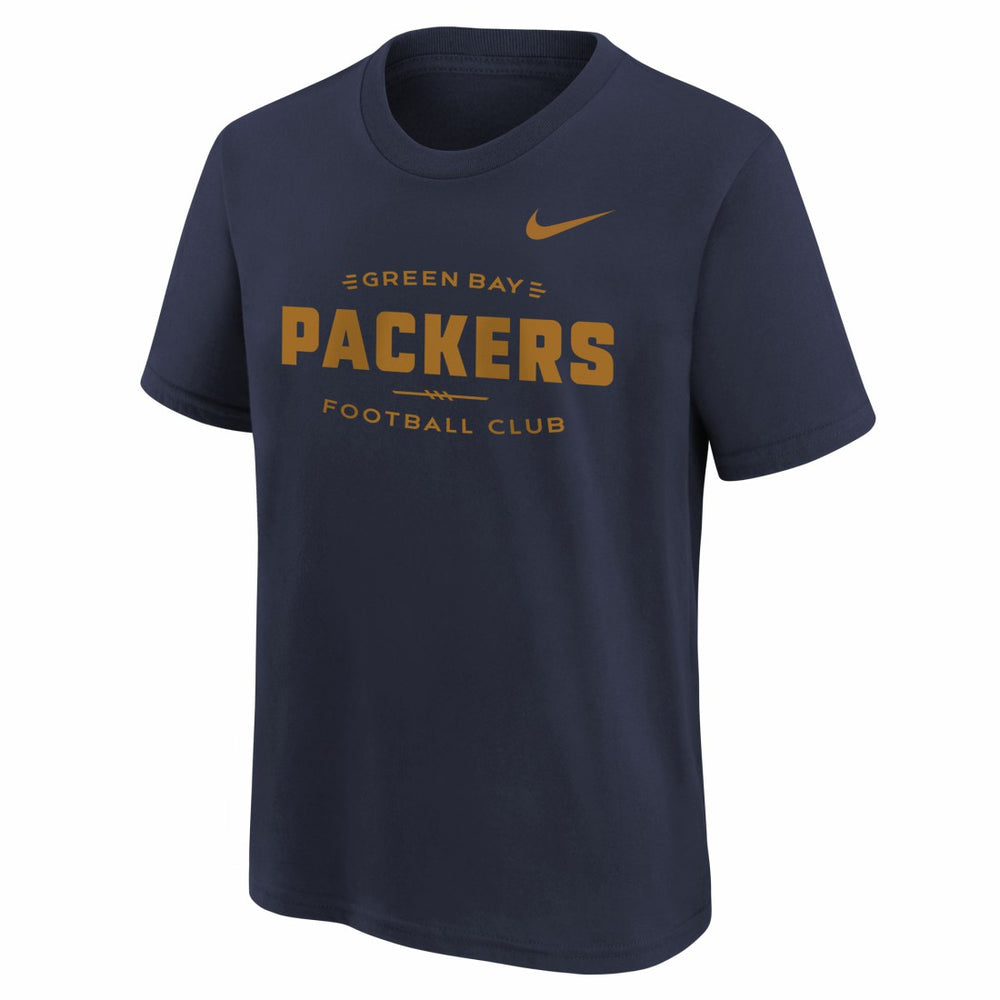 Green Bay Packers Youth Sideline Alt Pack T-Shirt - Navy | Nike outlet