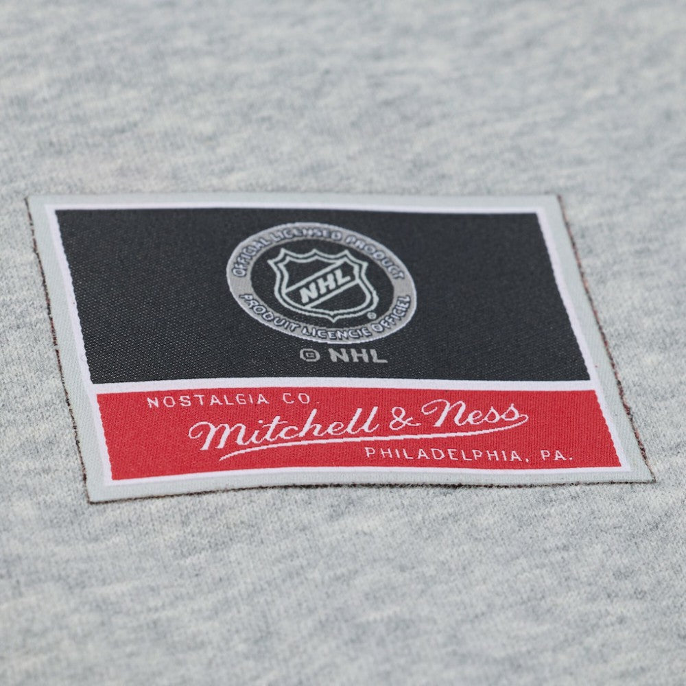 San Jose Sharks Mitchell & Ness Women's Hockey Night Sweatshirt Heather Gray