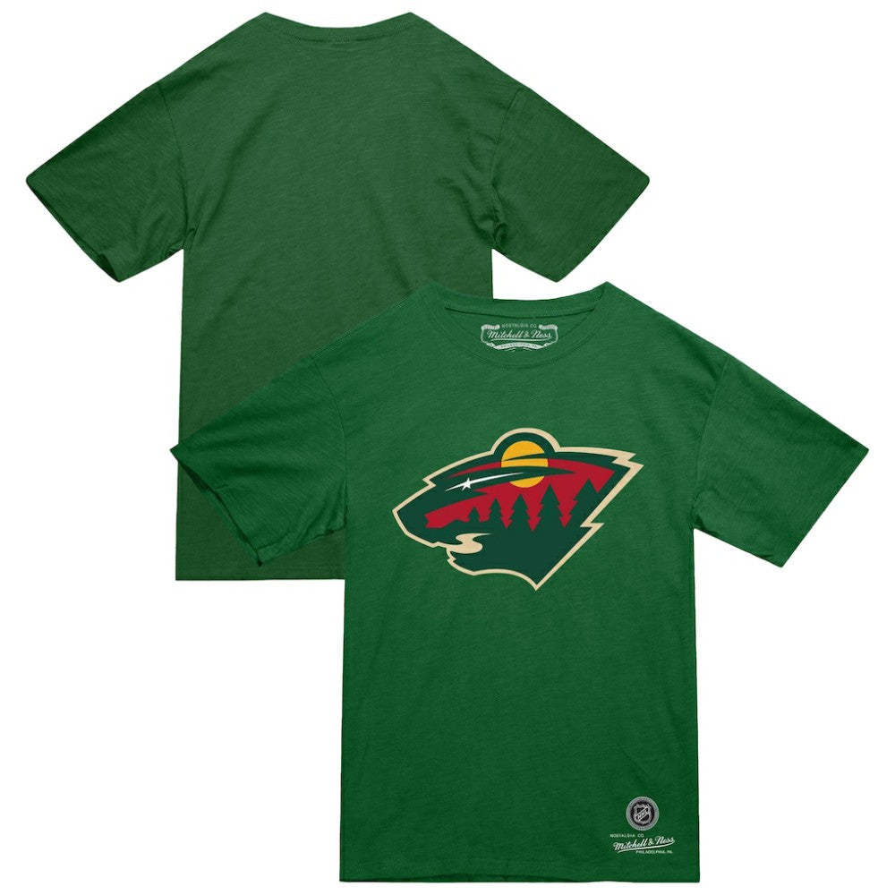 Minnesota Wild Mitchell & Ness Heritage T-Shirt Green