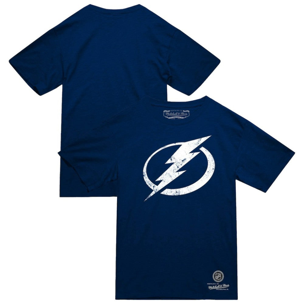 Tampa Bay Lightning Mitchell & Ness Heritage T-Shirt Navy