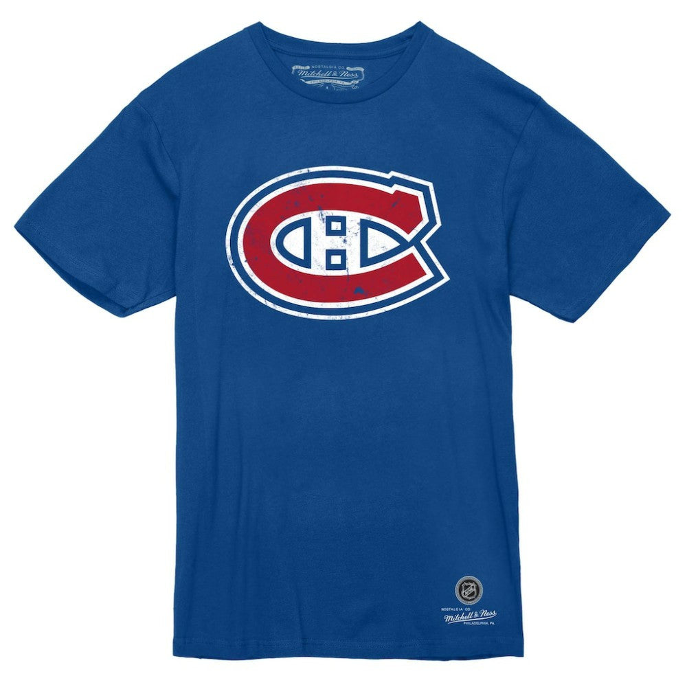 Montreal Canadiens Mitchell & Ness Heritage T-Shirt Blue