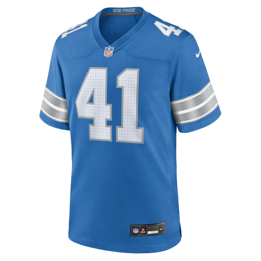 Gunnar Oakes Detroit Lions Team Game Jersey - Blue | Nike online