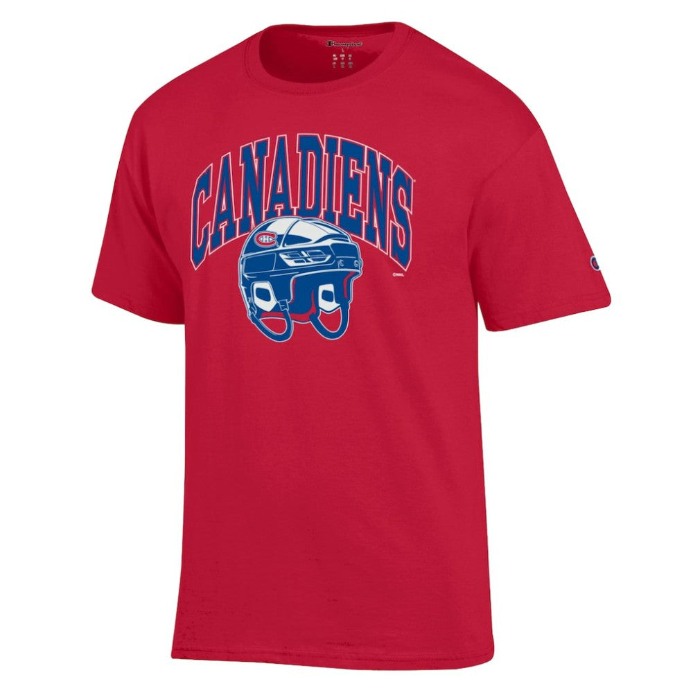 Montreal Canadiens Champion Helmet T-Shirt Red