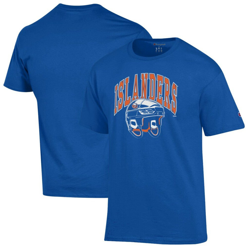 New York Islanders Champion Helmet T-Shirt Royal