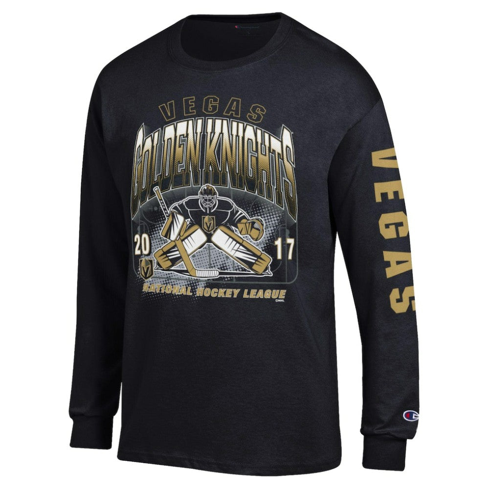Vegas Golden Knights Champion Long Sleeve Jersey T-Shirt Black