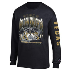 Vegas Golden Knights Champion Long Sleeve Jersey T-Shirt Black