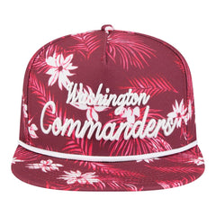 Washington Commanders New Era Palm Print A-Frame 9FIFTY Snapback Hat - Burgundy cheap