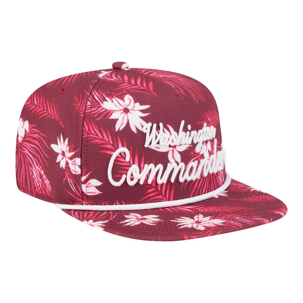 Washington Commanders New Era Palm Print A-Frame 9FIFTY Snapback Hat - Burgundy cheap
