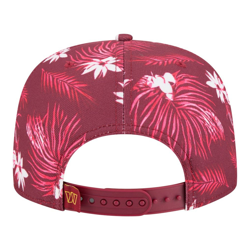 Washington Commanders New Era Palm Print A-Frame 9FIFTY Snapback Hat - Burgundy cheap