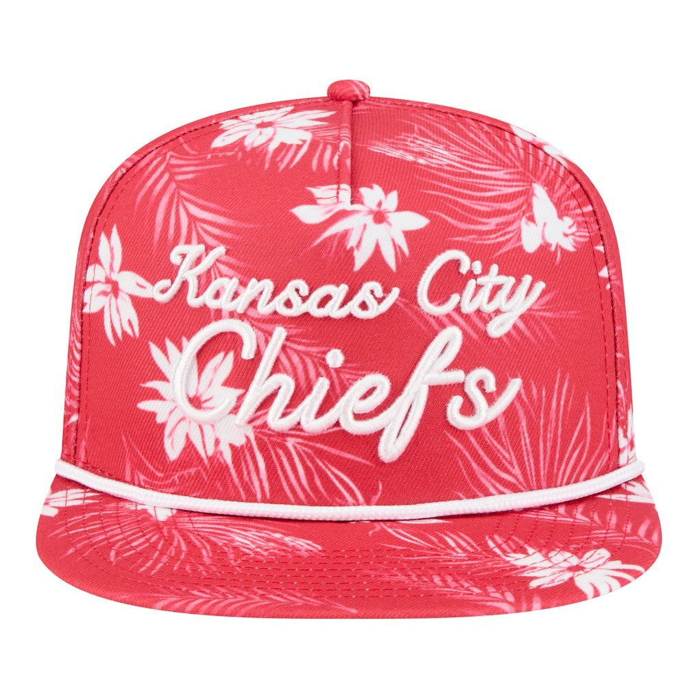 Kansas City Chiefs New Era Palm Print A-Frame 9FIFTY Snapback Hat - Red cheap