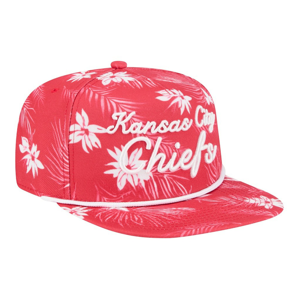 Kansas City Chiefs New Era Palm Print A-Frame 9FIFTY Snapback Hat - Red cheap