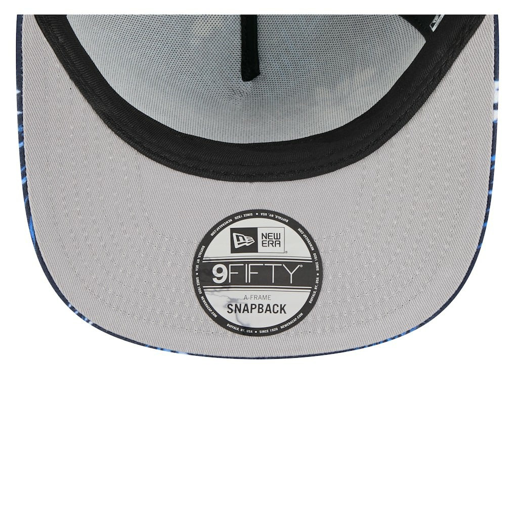 Chicago Bears New Era Palm Print A-Frame 9FIFTY Snapback Hat - Navy for sale