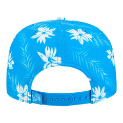 Detroit Lions New Era Palm Print A-Frame 9FIFTY Snapback Hat - Blue discount