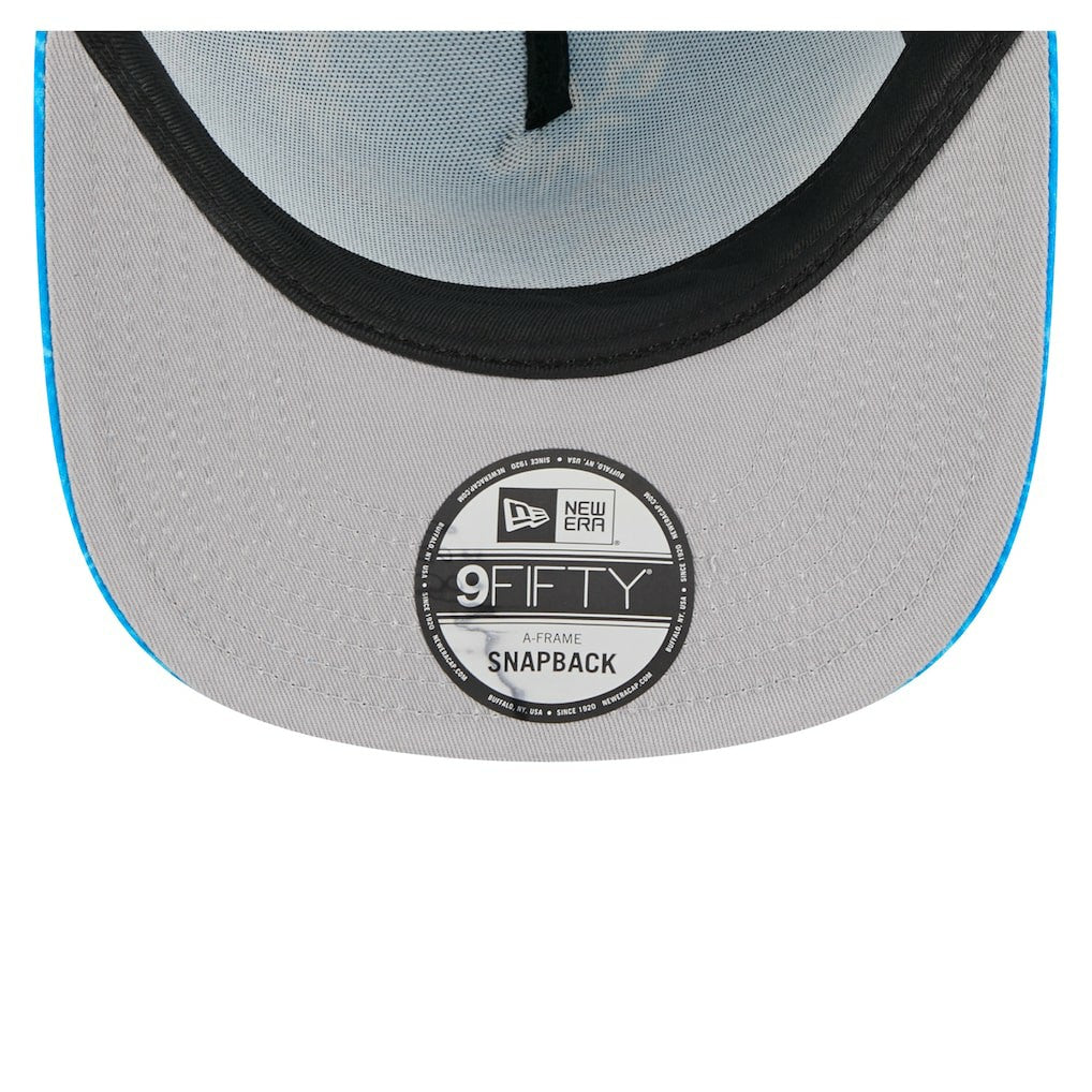 Detroit Lions New Era Palm Print A-Frame 9FIFTY Snapback Hat - Blue discount