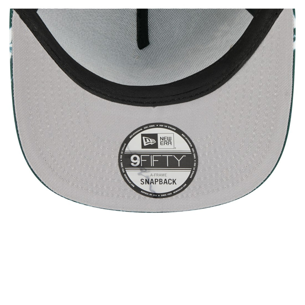Green Bay Packers New Era Palm Print A-Frame 9FIFTY Snapback Hat - Green on sale