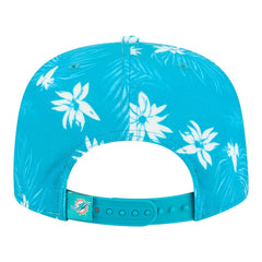 Miami Dolphins New Era Palm Print A-Frame 9FIFTY Snapback Hat - Aqua discount