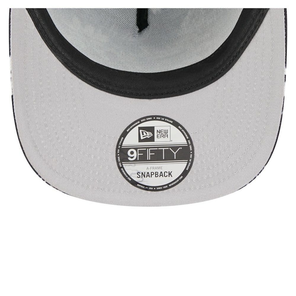 Pittsburgh Steelers New Era Palm Print A-Frame 9FIFTY Snapback Hat - Black on sale