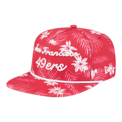 San Francisco 49ers New Era Palm Print A-Frame 9FIFTY Snapback Hat - Scarlet sale
