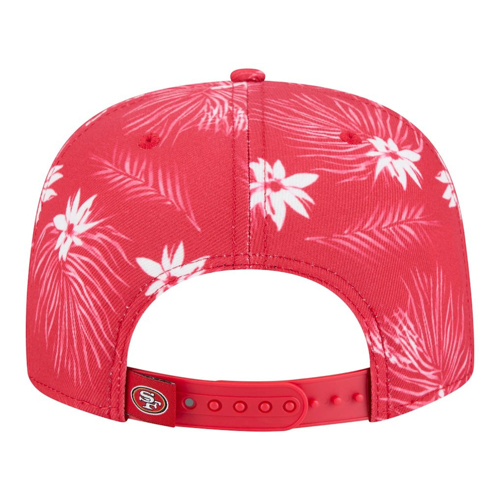 San Francisco 49ers New Era Palm Print A-Frame 9FIFTY Snapback Hat - Scarlet sale