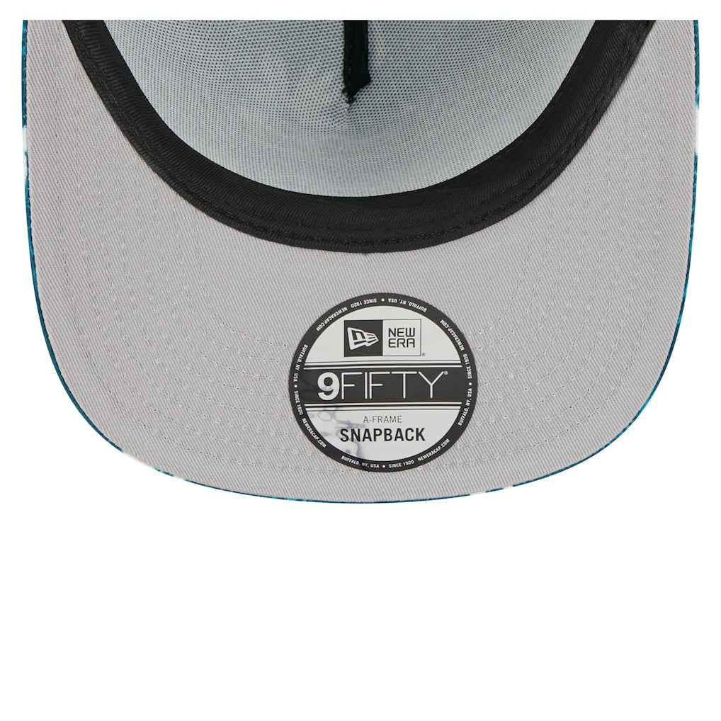 Philadelphia Eagles New Era Palm Print A-Frame 9FIFTY Snapback Hat - Midnight Green for sale