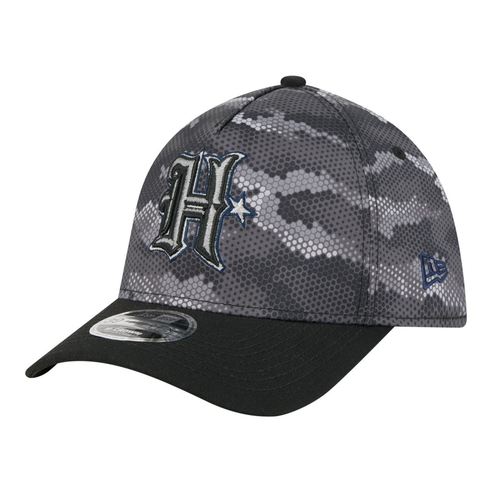 Houston Texans New Era Camo A-Frame 39THIRTY Flex Hat - Black for sale