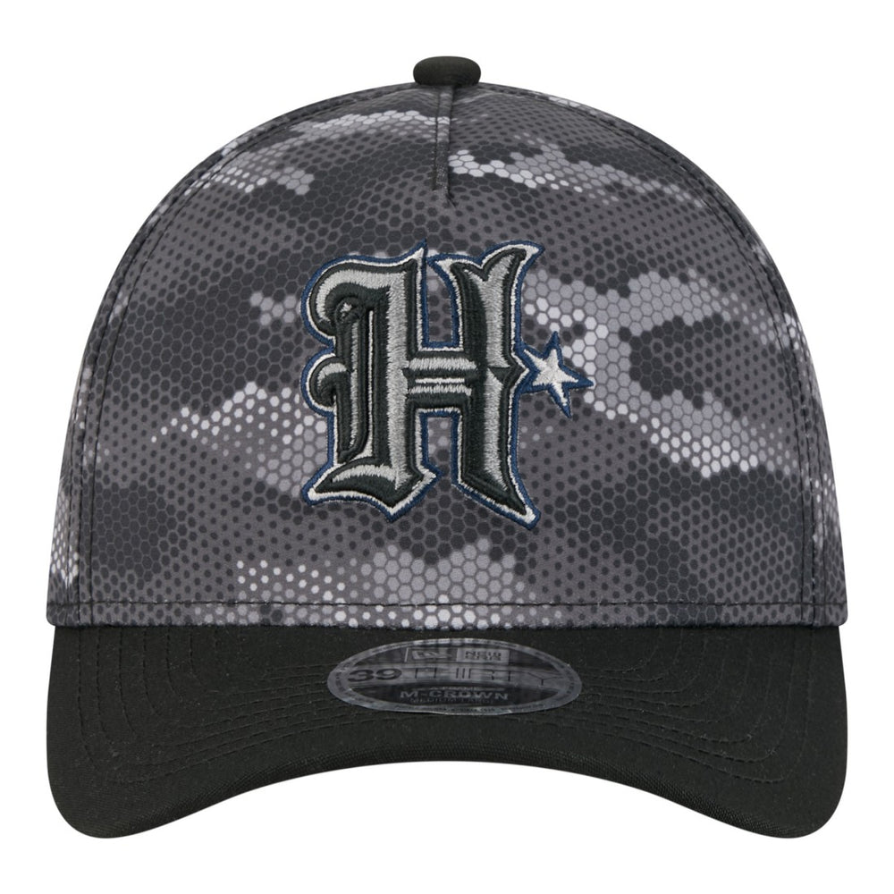 Houston Texans New Era Camo A-Frame 39THIRTY Flex Hat - Black for sale