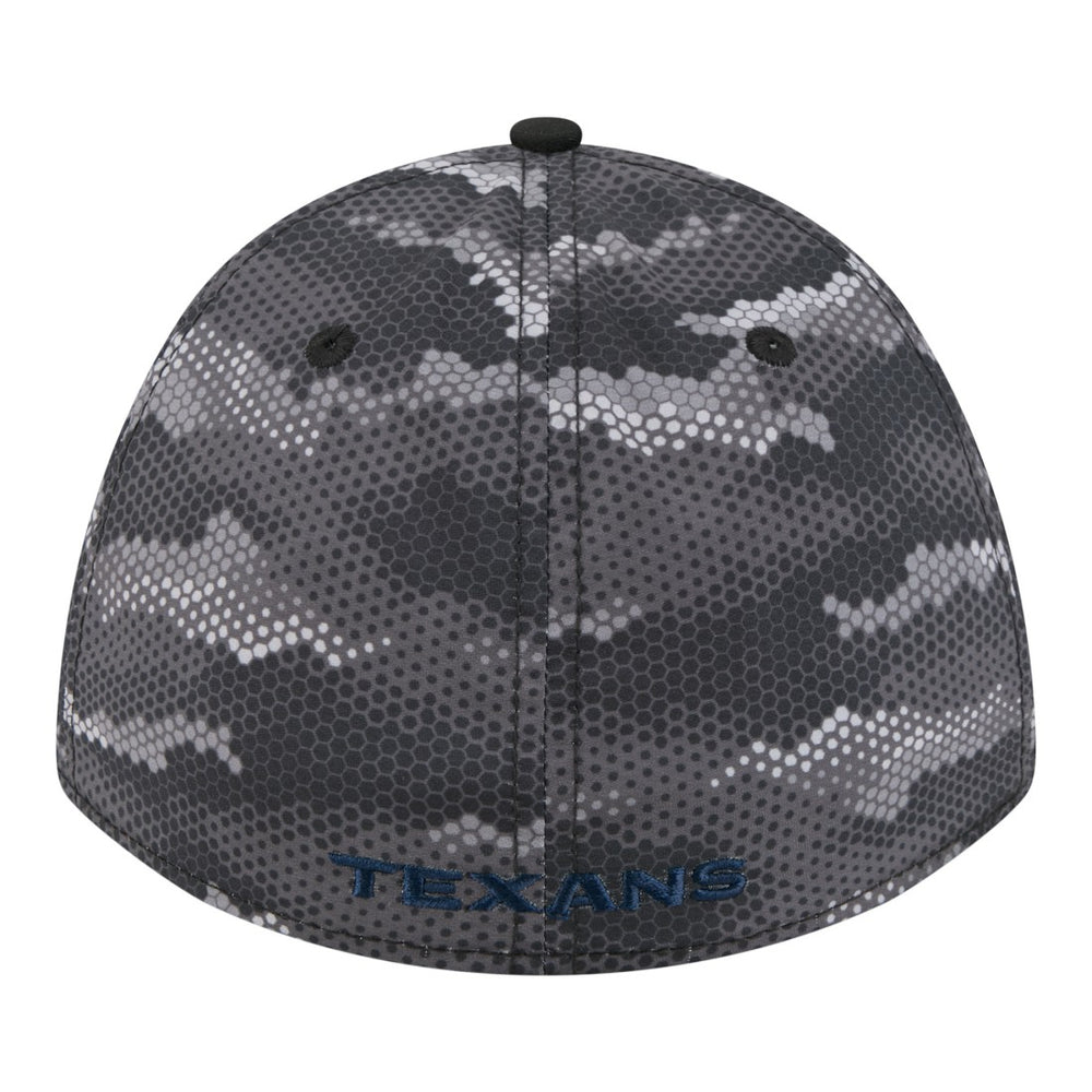 Houston Texans New Era Camo A-Frame 39THIRTY Flex Hat - Black for sale