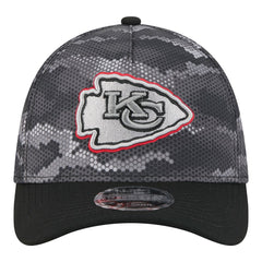 Kansas City Chiefs New Era Camo A-Frame 39THIRTY Flex Hat - Black cheap