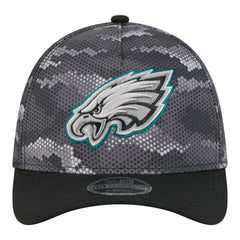 Philadelphia Eagles New Era Camo A-Frame 39THIRTY Flex Hat - Black cheap