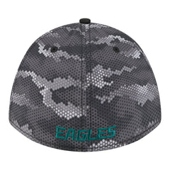 Philadelphia Eagles New Era Camo A-Frame 39THIRTY Flex Hat - Black cheap