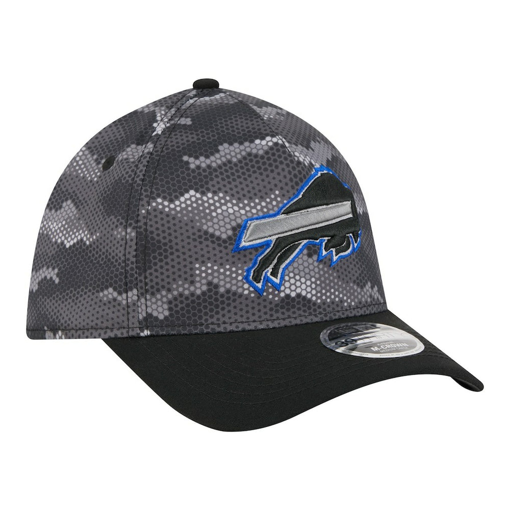 Buffalo Bills New Era Camo A-Frame 39THIRTY Flex Hat - Black for sale