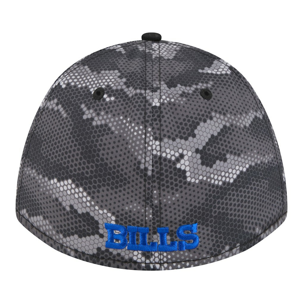Buffalo Bills New Era Camo A-Frame 39THIRTY Flex Hat - Black for sale