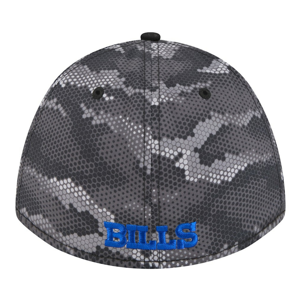 Buffalo Bills New Era Camo A-Frame 39THIRTY Flex Hat - Black for sale