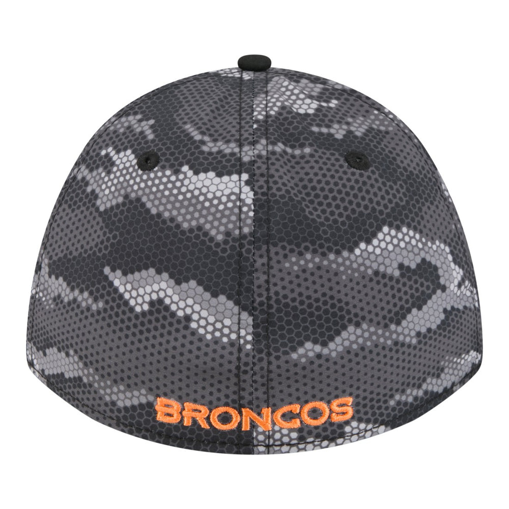Denver Broncos New Era Camo A-Frame 39THIRTY Flex Hat - Black sale