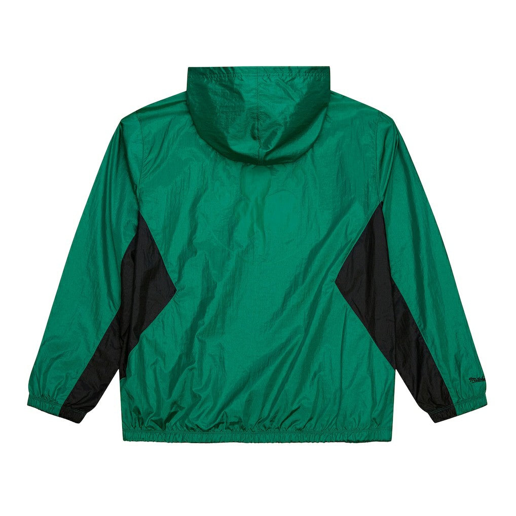 Boston Celtics Playmaker Full-Zip Hooded Windbreaker Jacket - Kelly Green | Mitchell & Ness outlet