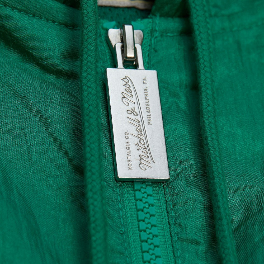 Boston Celtics Playmaker Full-Zip Hooded Windbreaker Jacket - Kelly Green | Mitchell & Ness outlet