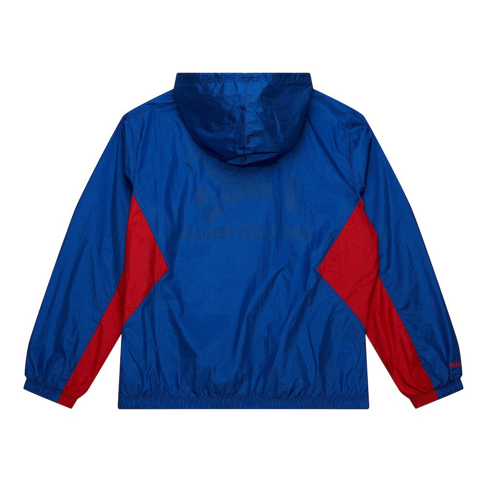 Denver Nuggets Playmaker Full-Zip Hooded Windbreaker Jacket sale - Blue | Mitchell & Ness online