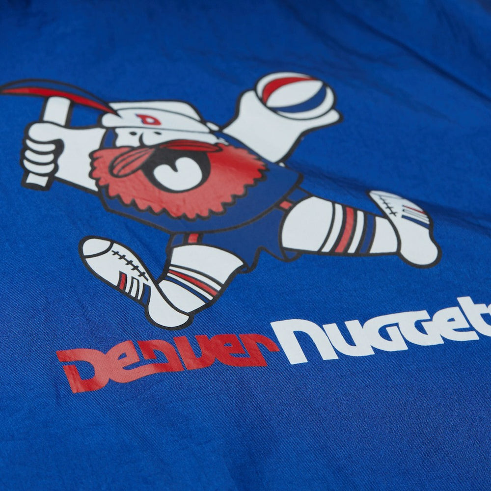 Denver Nuggets Playmaker Full-Zip Hooded Windbreaker Jacket sale - Blue | Mitchell & Ness online