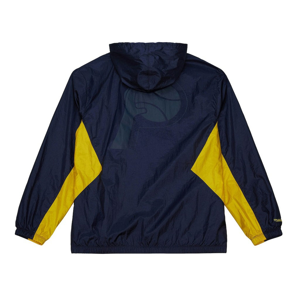 Indiana Pacers Playmaker Full-Zip Hooded Windbreaker Jacket - Navy | Mitchell & Ness discount