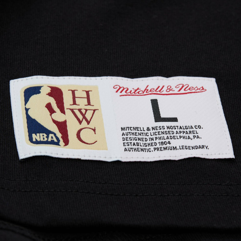 Miami Heat Unisex Playmaker Vintage Logo T-Shirt - Black | Mitchell & Ness for sale