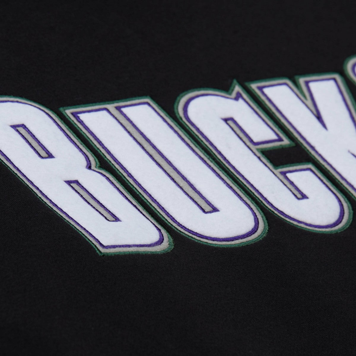 Milwaukee Bucks Unisex Vintage Heavyweight Hoodie - Black | Mitchell & Ness cheap