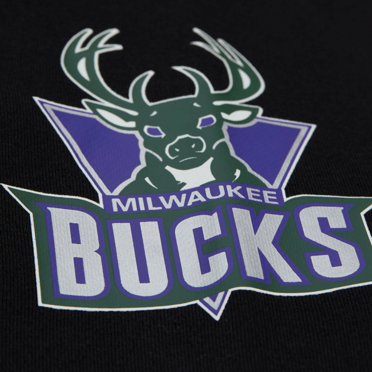 Milwaukee Bucks Unisex Vintage Heavyweight Hoodie - Black | Mitchell & Ness cheap