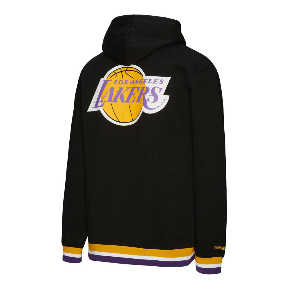 Los Angeles Lakers Unisex Vintage Heavyweight Hoodie - Black | Mitchell & Ness online
