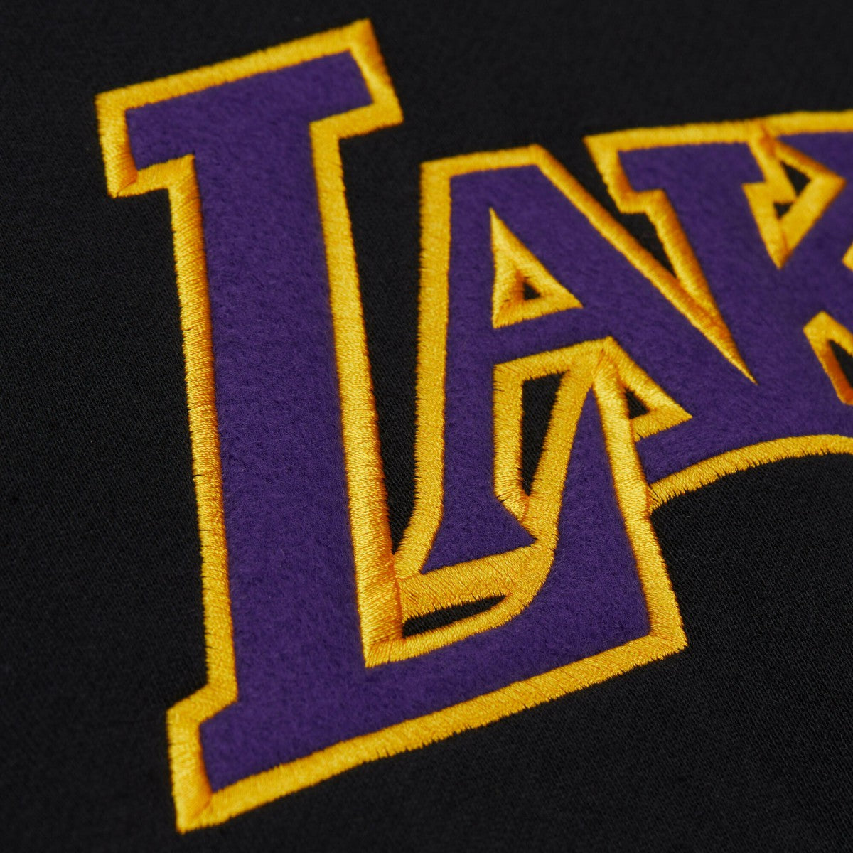 Los Angeles Lakers Unisex Vintage Heavyweight Hoodie - Black | Mitchell & Ness online