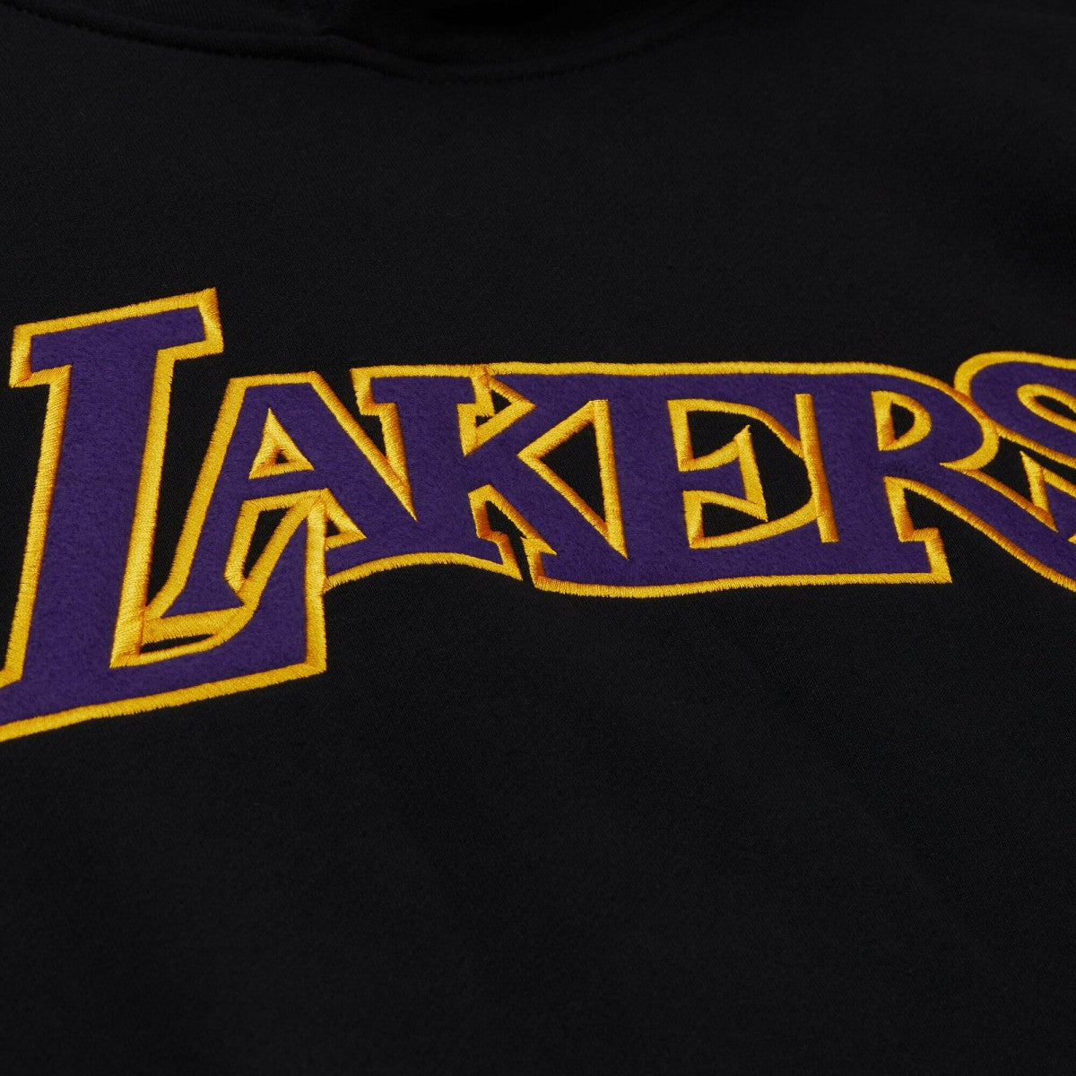 Los Angeles Lakers Unisex Vintage Heavyweight Hoodie - Black | Mitchell & Ness online