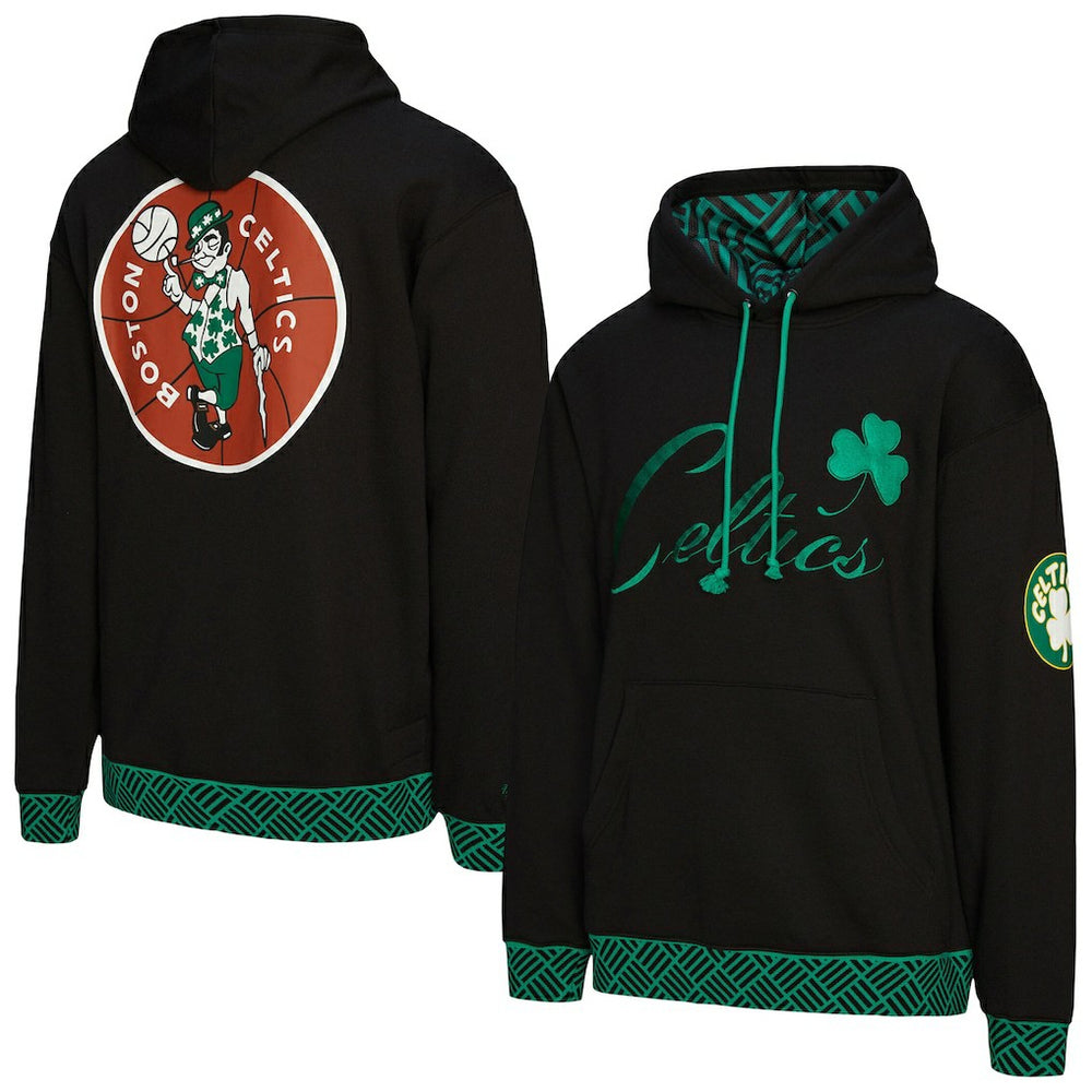 Boston Celtics Unisex Vintage Heavyweight Hoodie - Black | Mitchell & Ness sale
