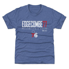 VJ Edgecombe Philadelphia 76ers 500 Level Youth Elite Name & Number T-Shirt - Royal outlet
