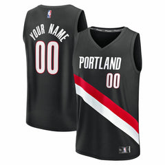 Portland Trail Blazers Fast Break Replica Custom Jersey - Icon Edition - Black | Fanatics discount