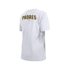 San Diego Padres Youth Stars & Cap T-Shirt - White | New Era