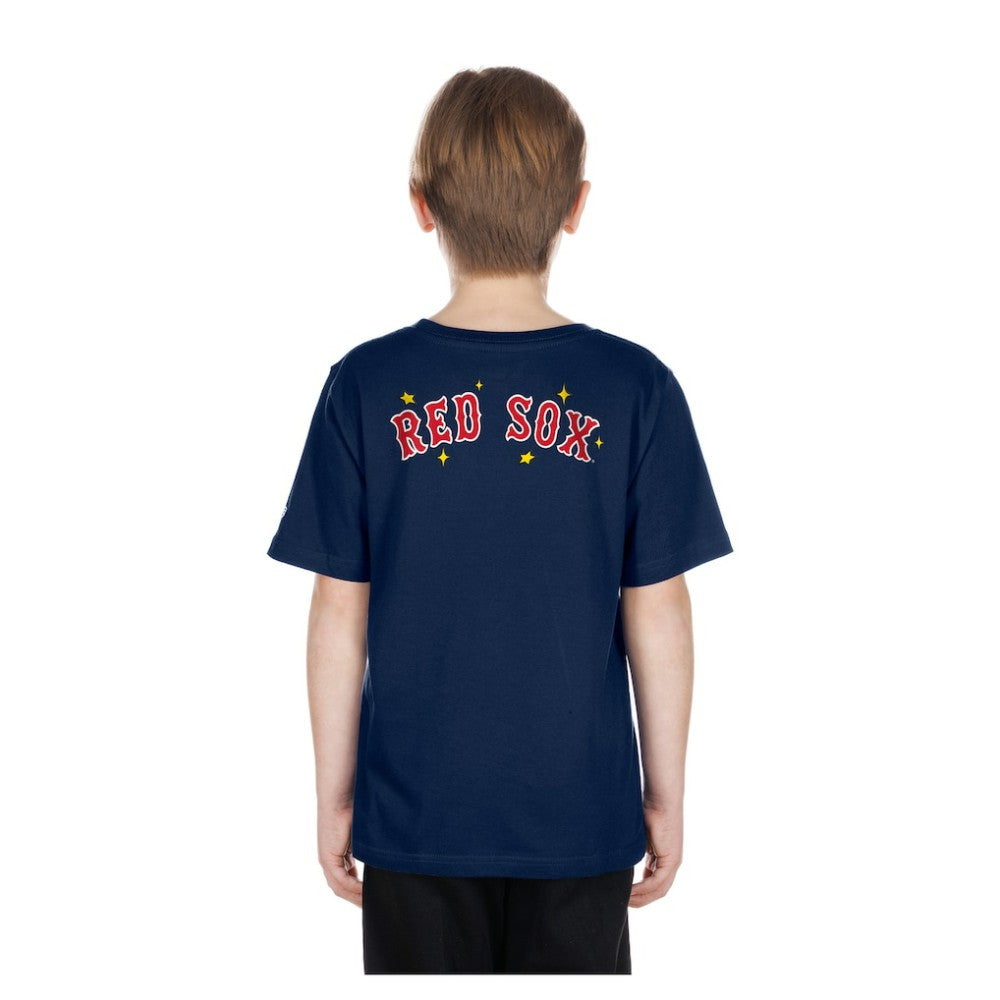 Boston Red Sox Youth Stars & Cap T-Shirt - Navy | New Era